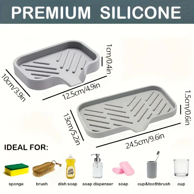 Suporte de Silicone para Esponja e Sabão - SoapTray©