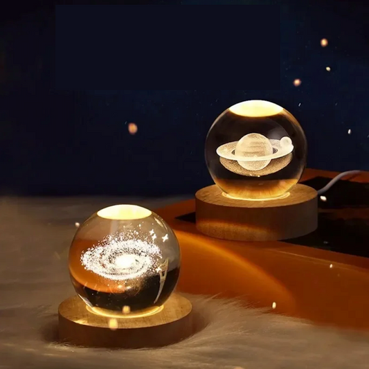 Esfera Astro 3D de Cristal LED - Tkks©