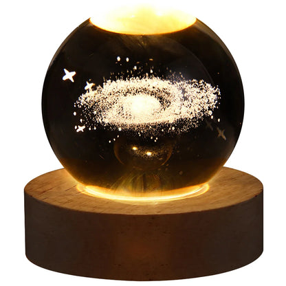 Esfera Astro 3D de Cristal LED - Tkks©