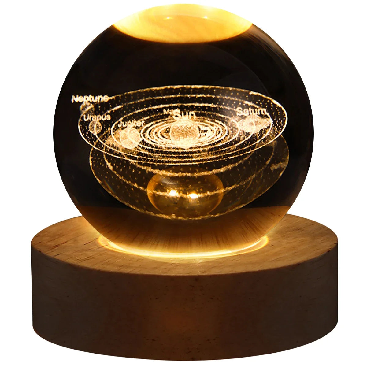Esfera Astro 3D de Cristal LED - Tkks©