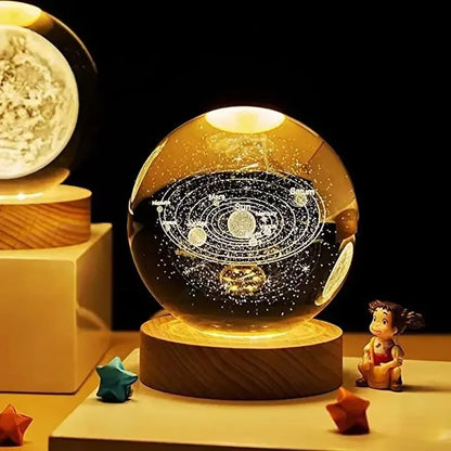Esfera Astro 3D de Cristal LED - Tkks©