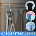 Cabide Mágico Retrátil 3 em 1 - Tkks©